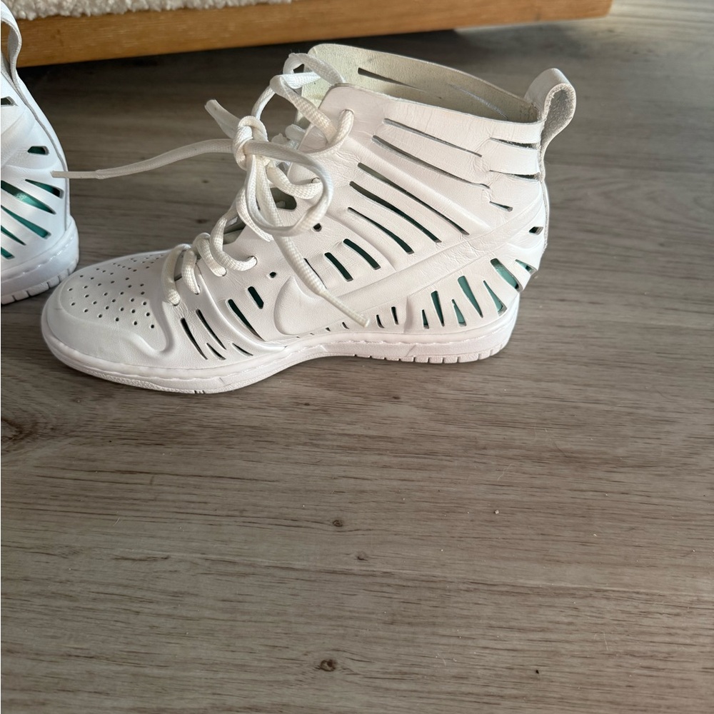 Nike Dunk Sky Hi 2.0 Womens joli White cutout High-Top Sneakers - Picture 7 of 8